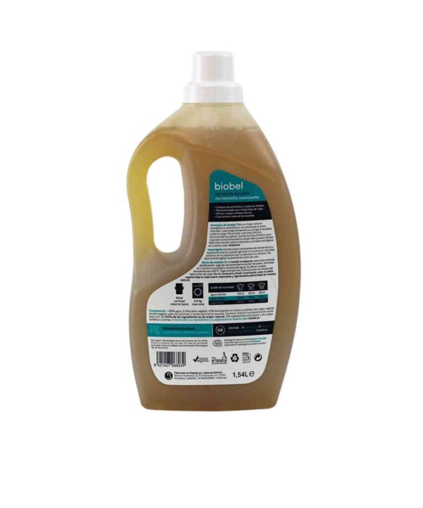 Detergente ropa ecológico Biobel