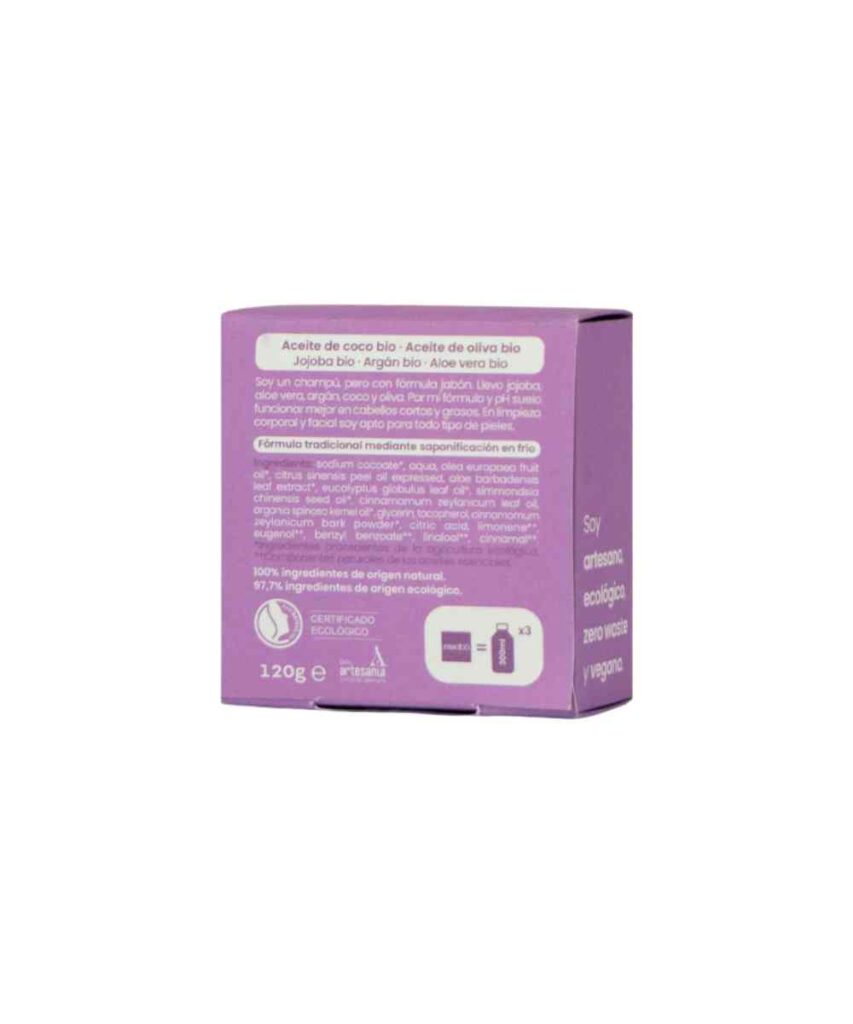 Champu jabon ecologico Essabo 120g