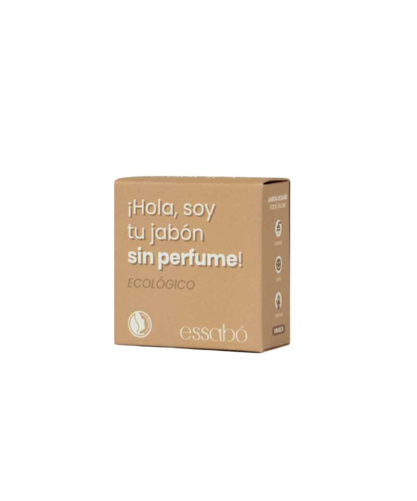 jabon ecológico sin perfume Essabó 120g