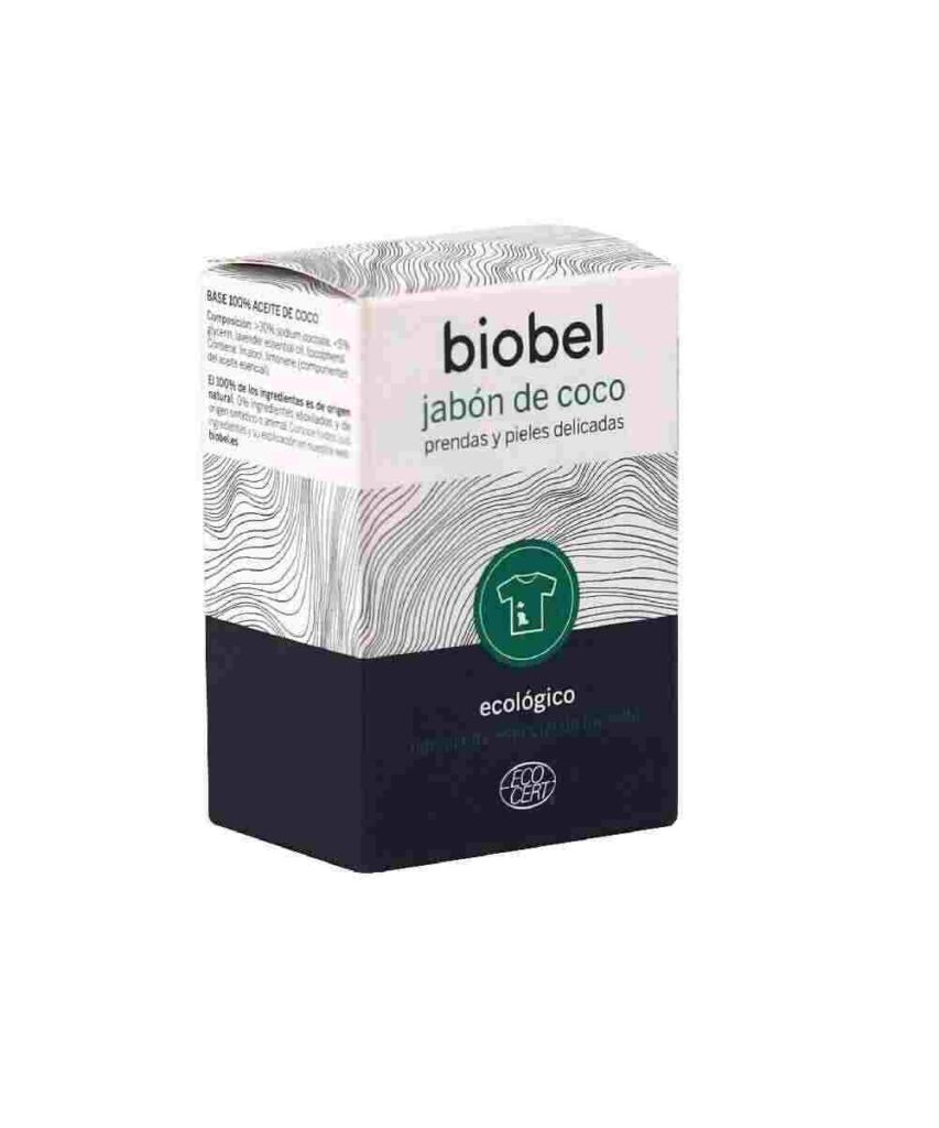 Jabón ecológico de aceite de coco Biobel