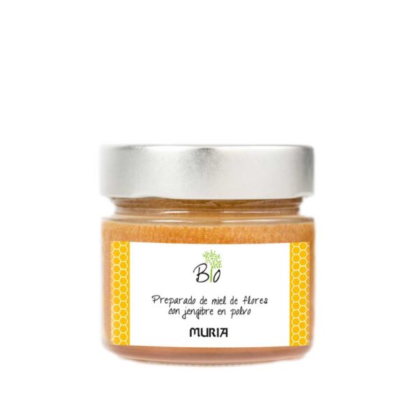 Miel con jengibre y acerola ecológica de Muria