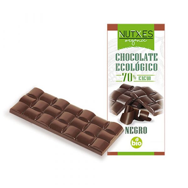 Choco ecologico 70% cacao Nutxes
