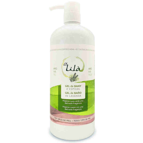 Gel de baño de lavanda ecológico y vegano Lilà