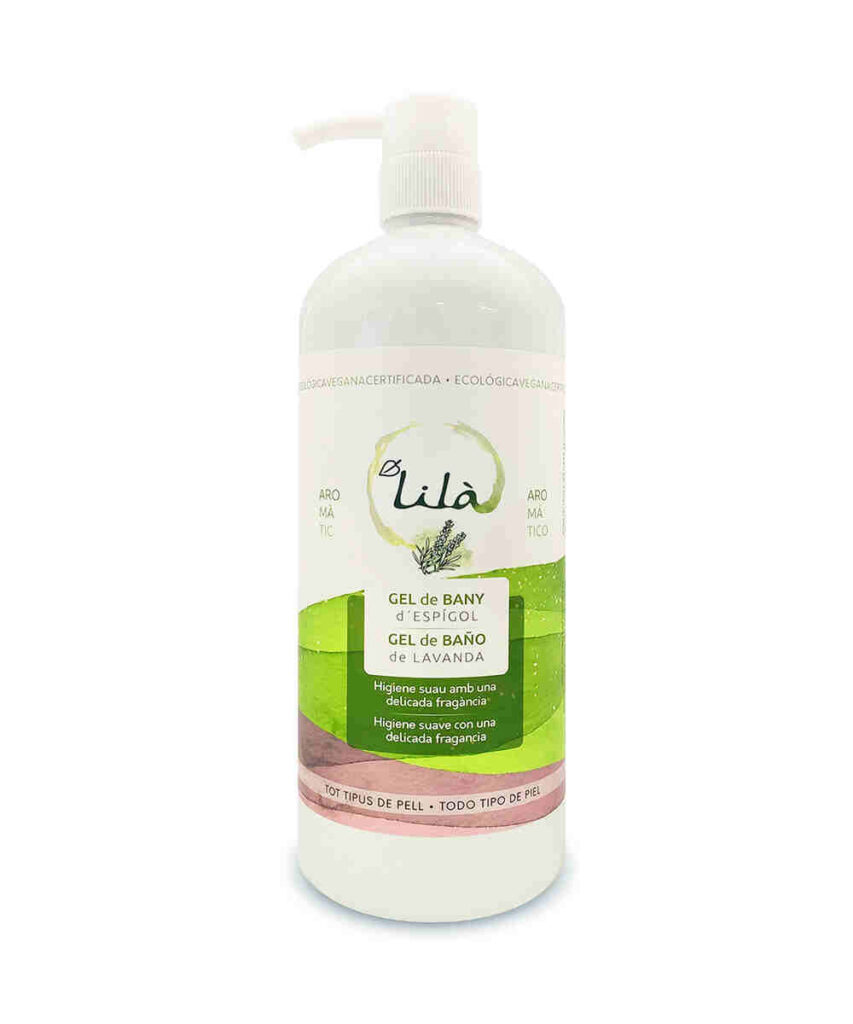 Gel de baño de lavanda ecológico y vegano Lilà