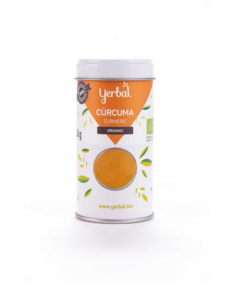 Curcuma molida ecológica Yerbal