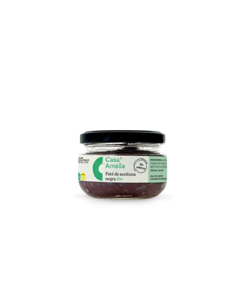 Pate aceitunas negras BIO casa Amella