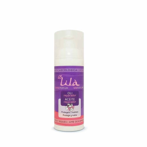 Aceite reparador sin perfume ecológico de Lila Cosmetics