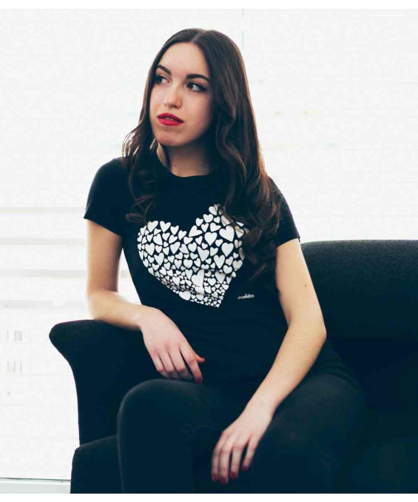 Camiseta algodón ecológico Valentina de Strambótica