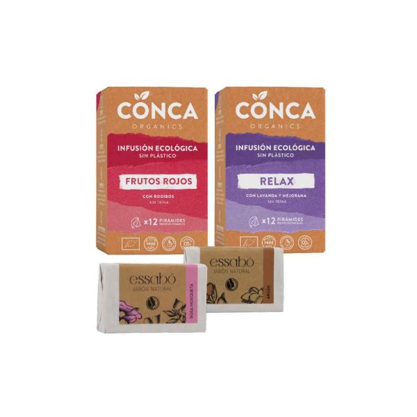 Pack Relax Natural infusiones orgánicas y jabón artesanal