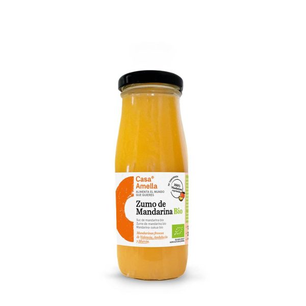 Zumo de mandarina ecológico 250 ml Casa Amella en MeetBIO