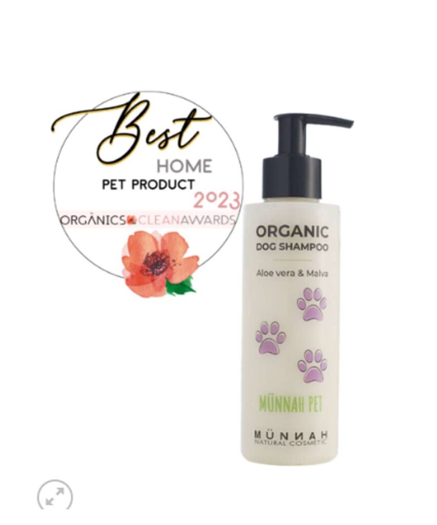 Champú para perros natural y ecológico de Munnah