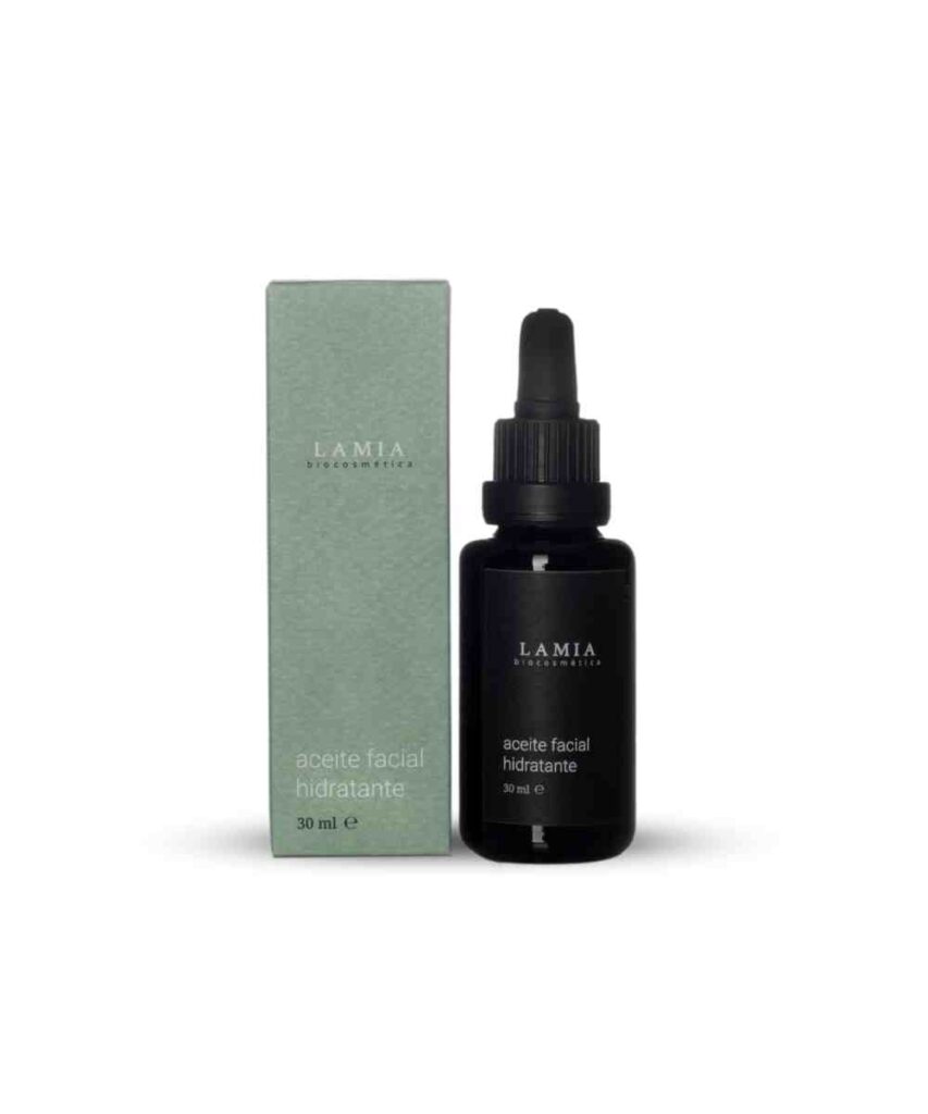 Aceite facial hidrante ecológico piel sensible Lamia Biocosmeticos