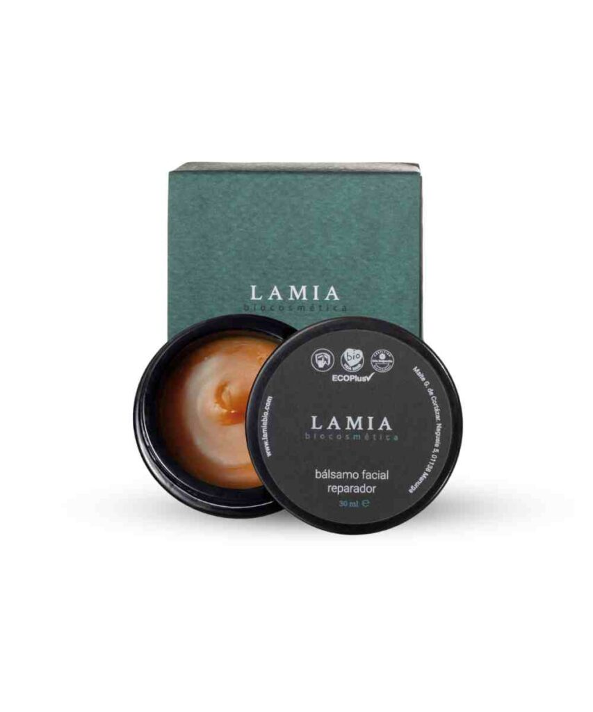 Balsamo facial reparador ecológico piel sensible Lamia Biocosmeticos