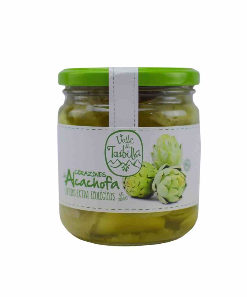 Corazones de alcahofa BIO Valle del Taibilla