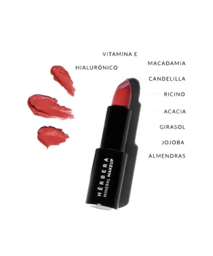 Hyaluronic Creamy Lipstick Garnet Star vegano de Herbera