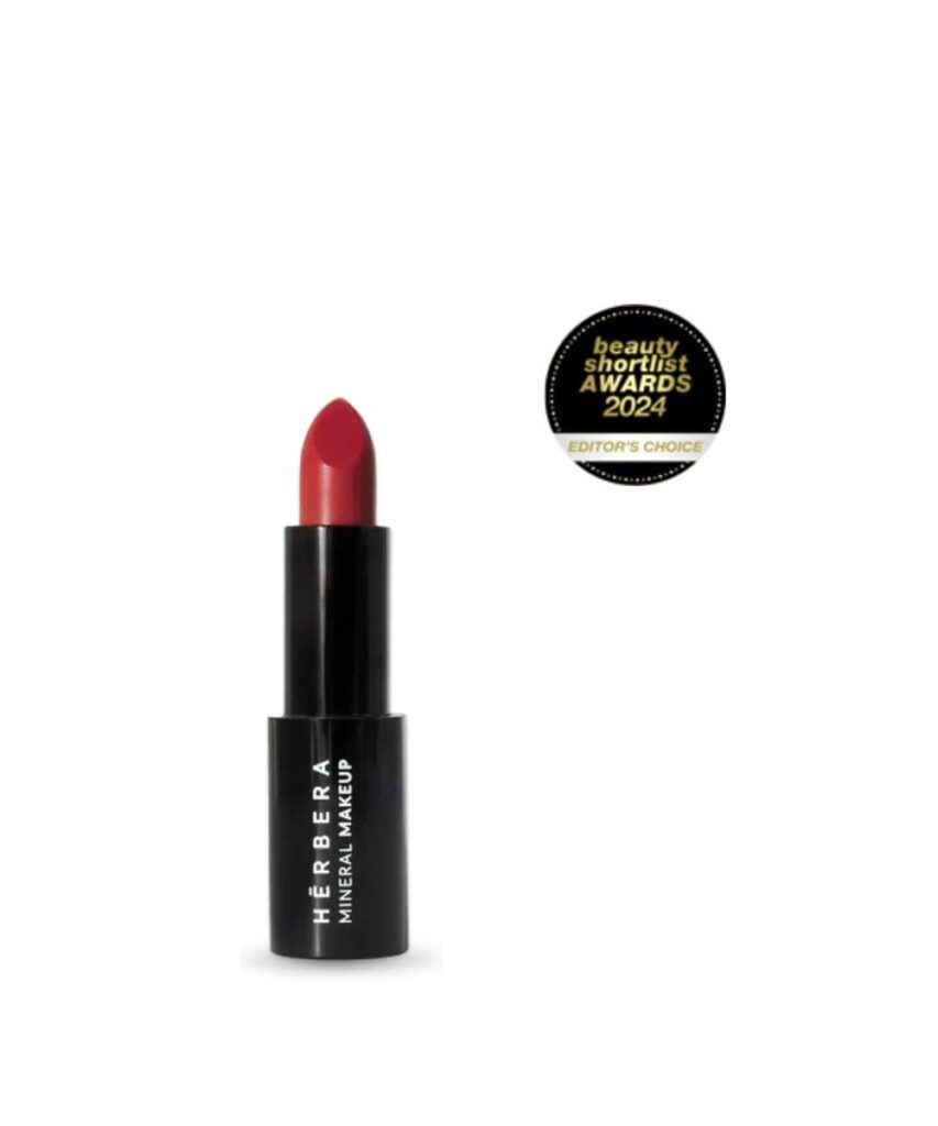 Hyaluronic Creamy Lipstick Red Diamond vegano de Herbera