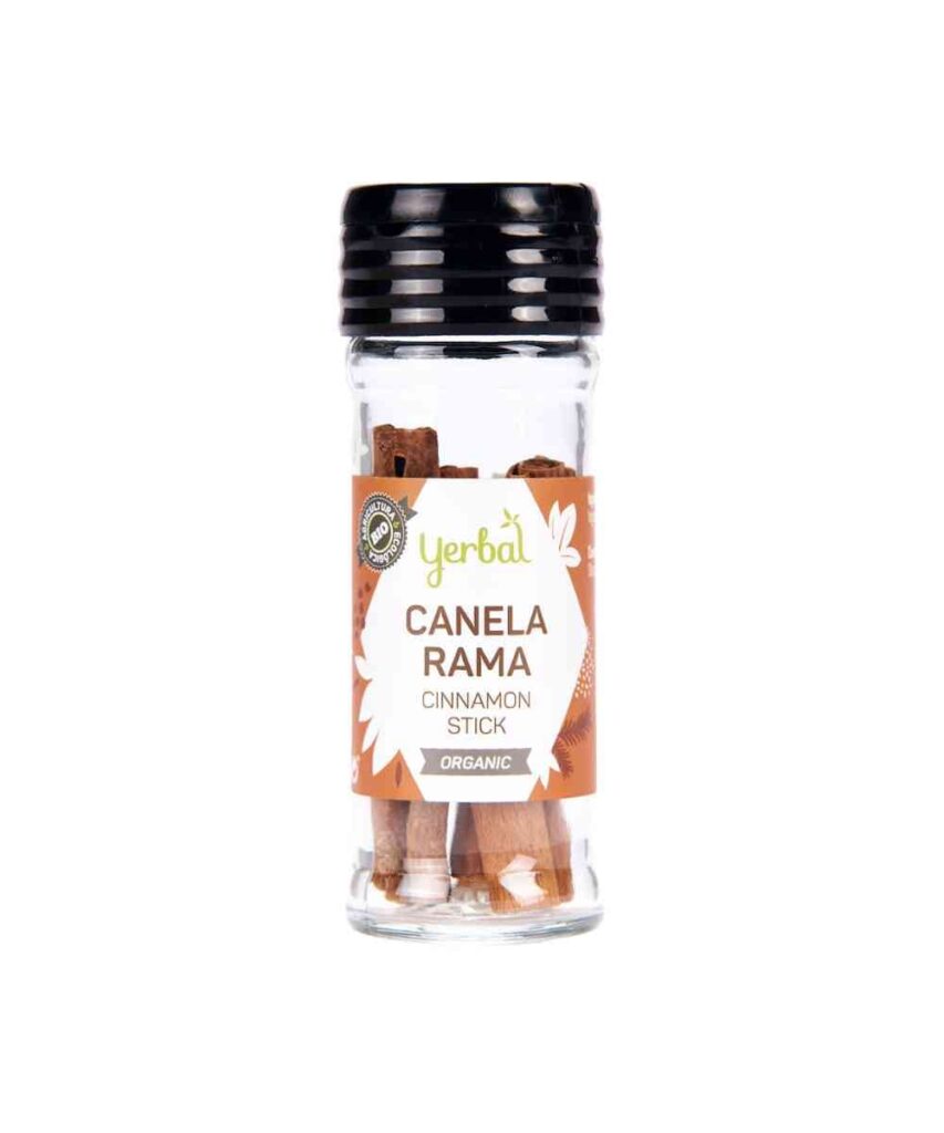 Canela en rama ecológica yerbal