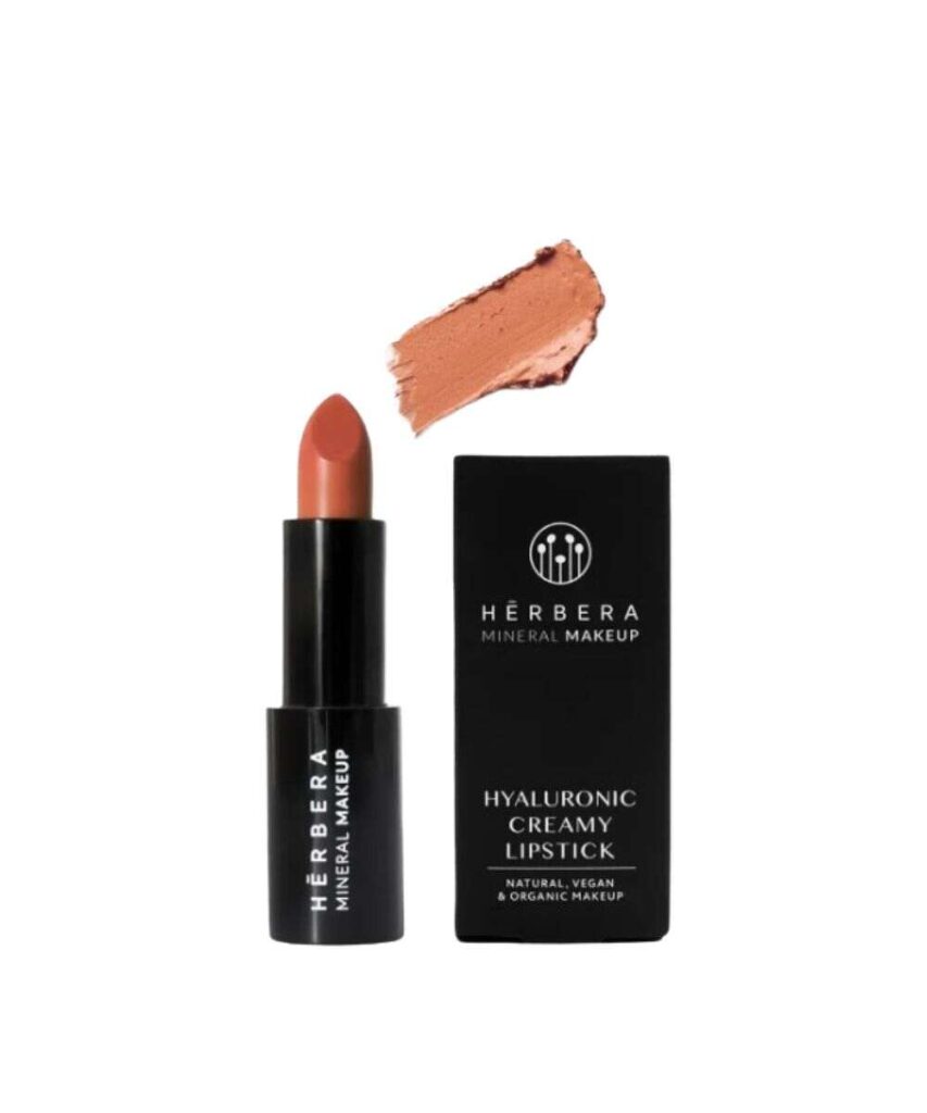 Hyaluronic Creamy Lipstick Orange Agate vegano de Herbera