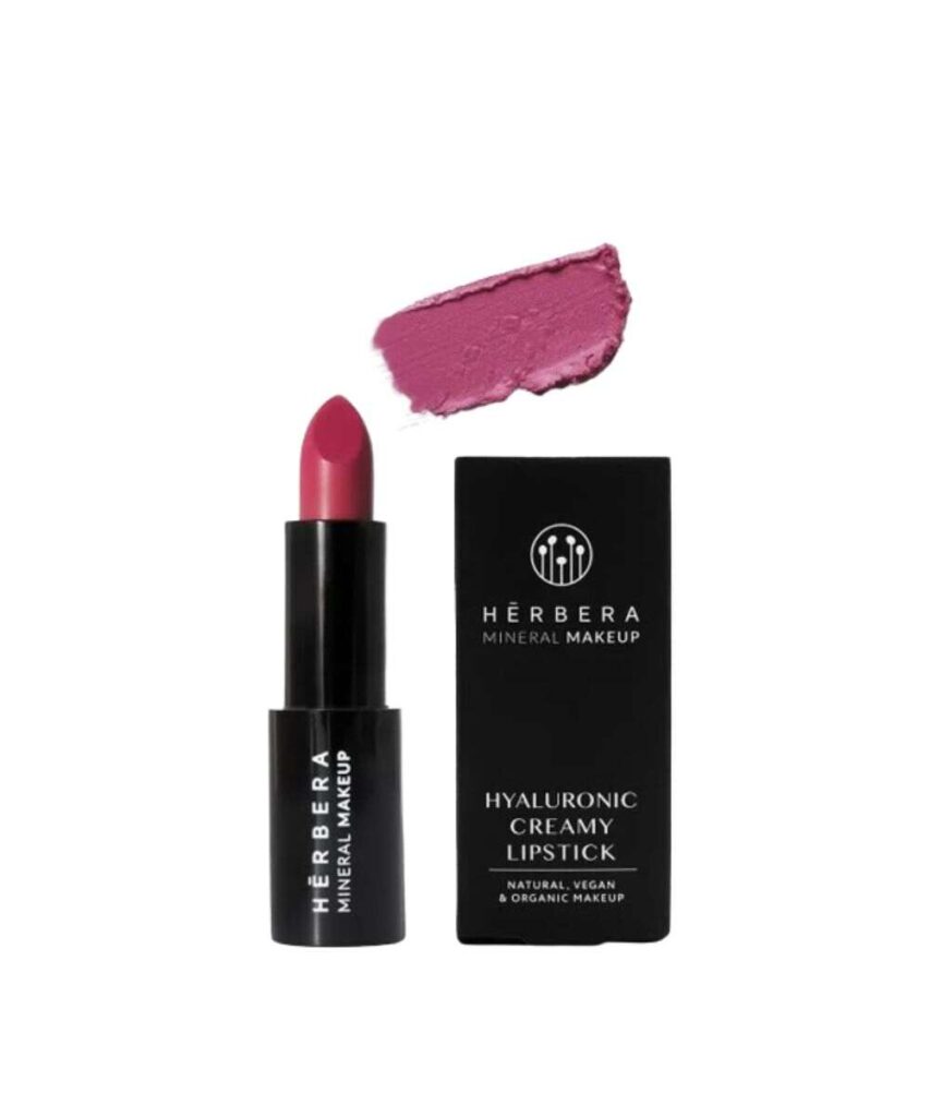 Hyaluronic Creamy Lipstick Pink Tourmaline vegano de Herbera