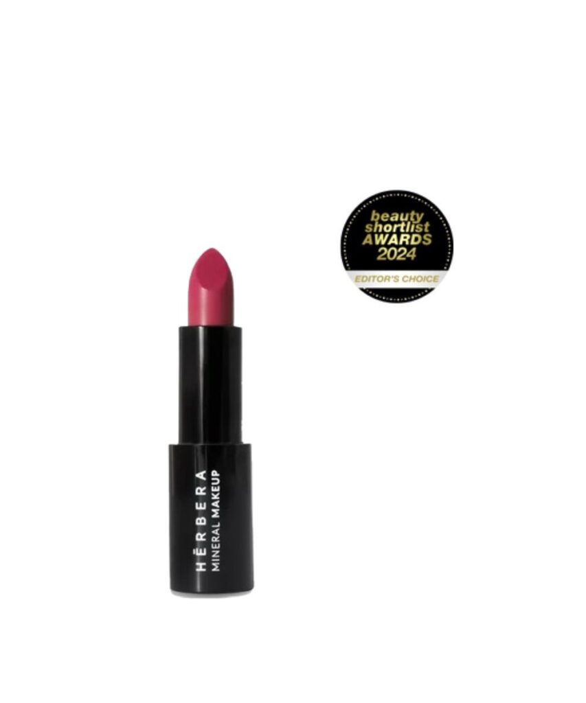 Hyaluronic Creamy Lipstick Pink Tourmaline vegano de Herbera