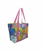 Bolso Playa Familiar Hecho a Mano Graffitti - Imagen 2