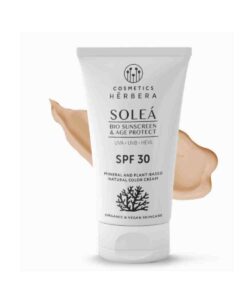 Crema solar mineral alta protección y antiedad Herbera