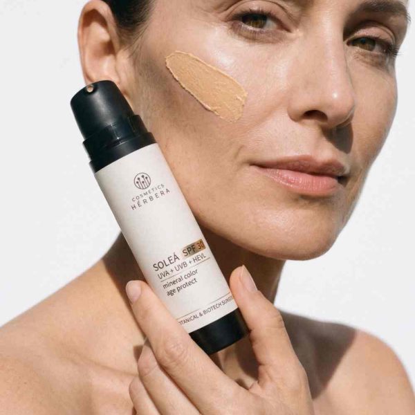 Protector solar 30 spf color Solea ecológico de Herbera