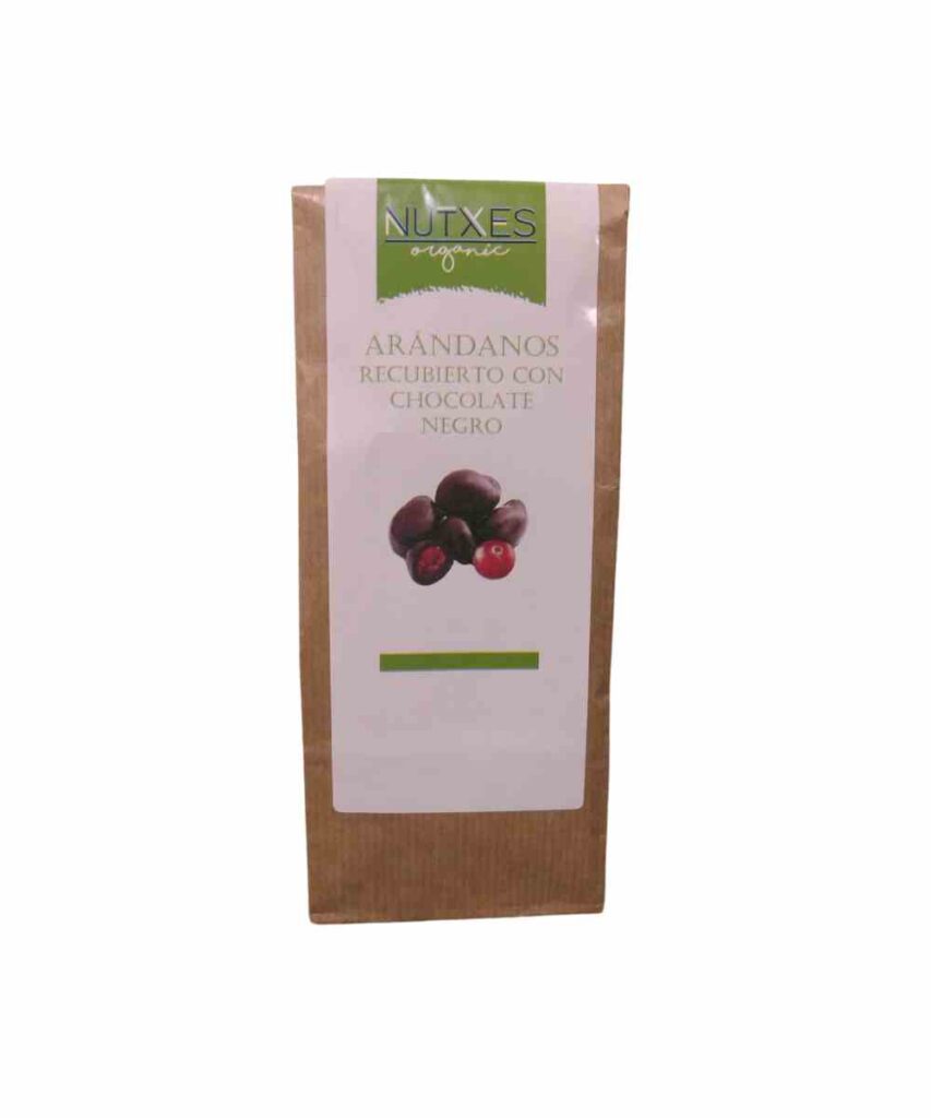 Arándanos con choco negro 70% ecológicos y veganos Nutxes