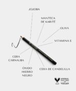 Lapiz de ojos negro botanil & mineral eye pencil Herbera Cosmetics