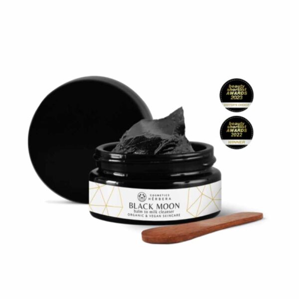 Limpiador Exfoliante Black Moon ecológico y vegano Herbera Cosmetics