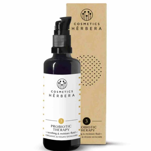 probiotic therapy hidratante piel sensible y reactiva ecológica y vegana Herbera
