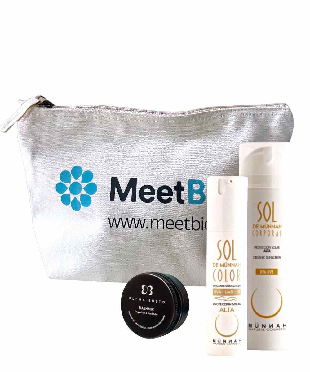 pack solares meetbio Pack Protección Solar Integral Cara Cuerpo Cabello - Imagen 1