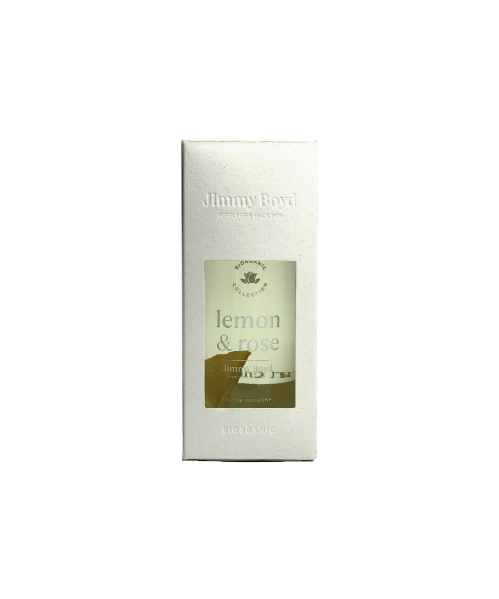 LEMON ROSE CAJA Mini Agua de Colonia Lemon & Rose BIO Organic 12ml Jimmy Boyd - Imagen 2