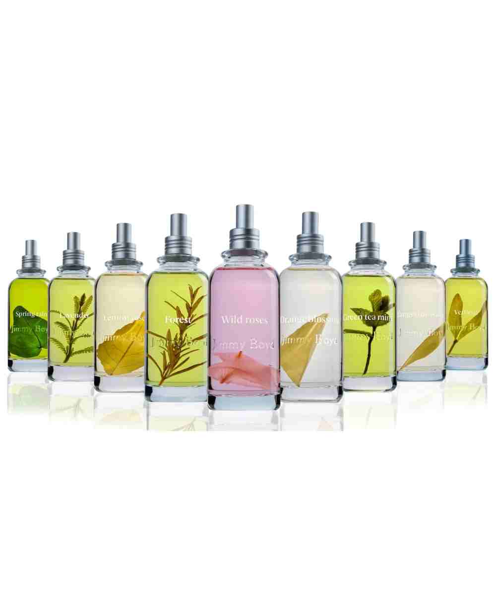 coleccion aguas de colonia ecológicas sin tóxicos de Jimmy Boyd