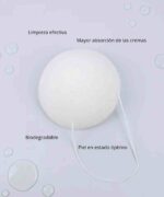Esponja facial natural konjac purificante Banbu