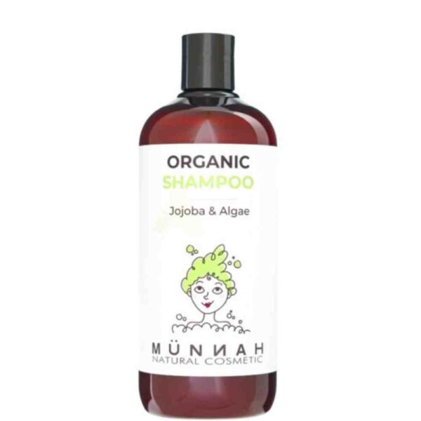 Champu jojoba y algas sin sulfatos ecologico Munnah 500ml