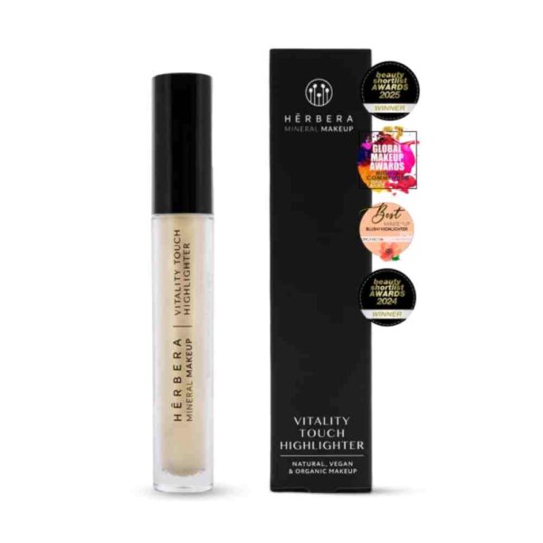 Iluminador natural sin toxicos y vegano vitality touch de Herbera