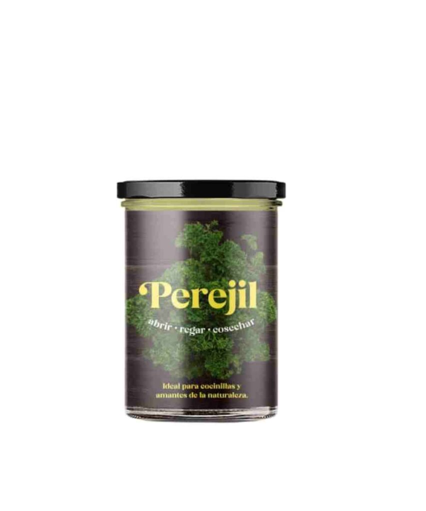 Huerto de cocina perejil de Resetea