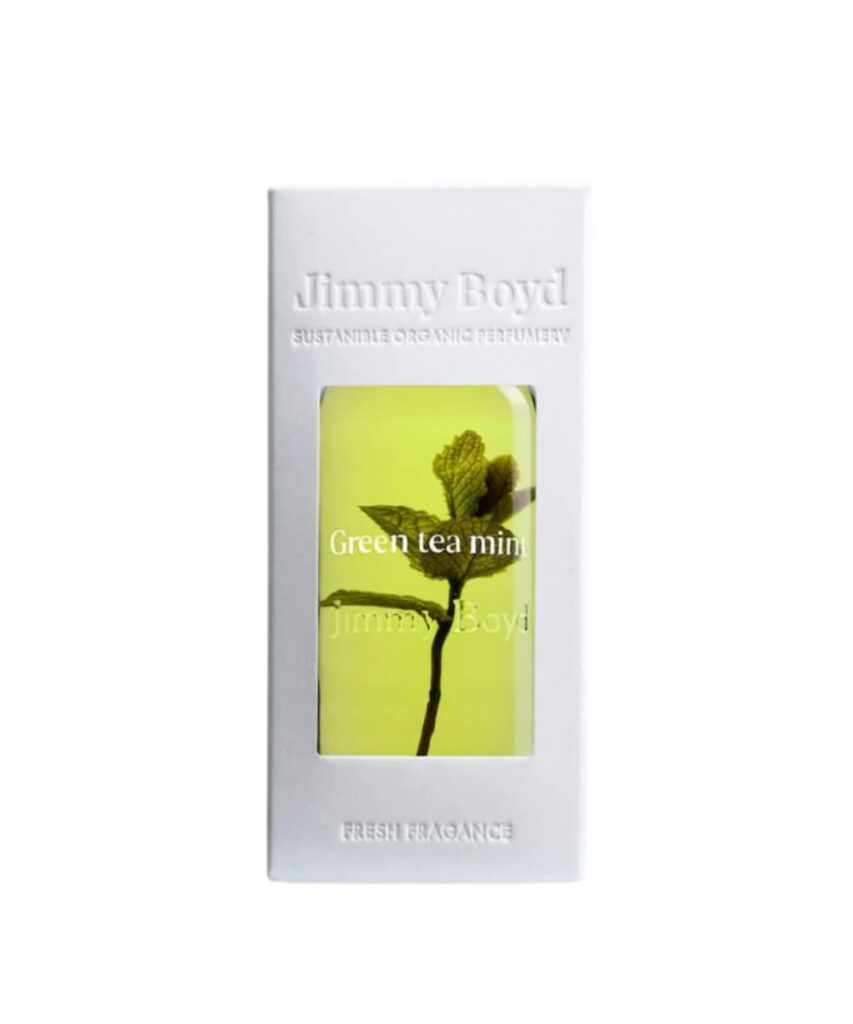 Agua de colonia te verde y menta ecológica sin disruptores hormonales de Jimmy Boyd