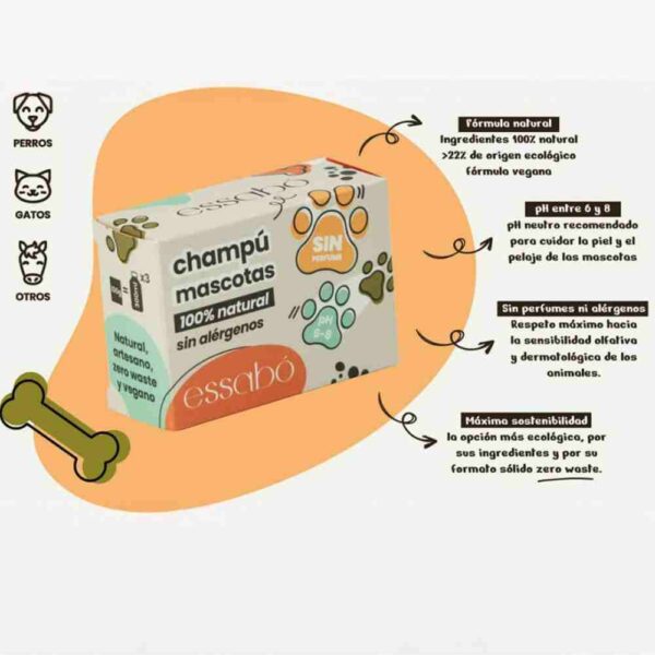 chamou solido natural mascotas essabo