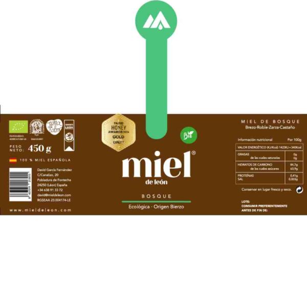 Miel de bosque ecológica y cruda Miel de León