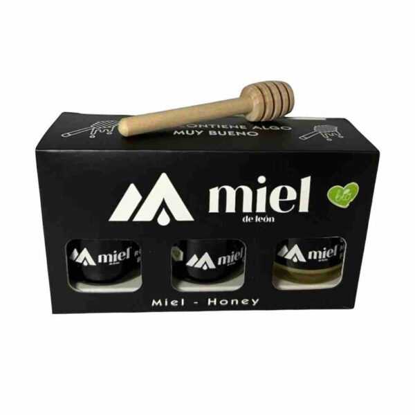 Pack degustacion miel ecologica cruda Miel de Leon