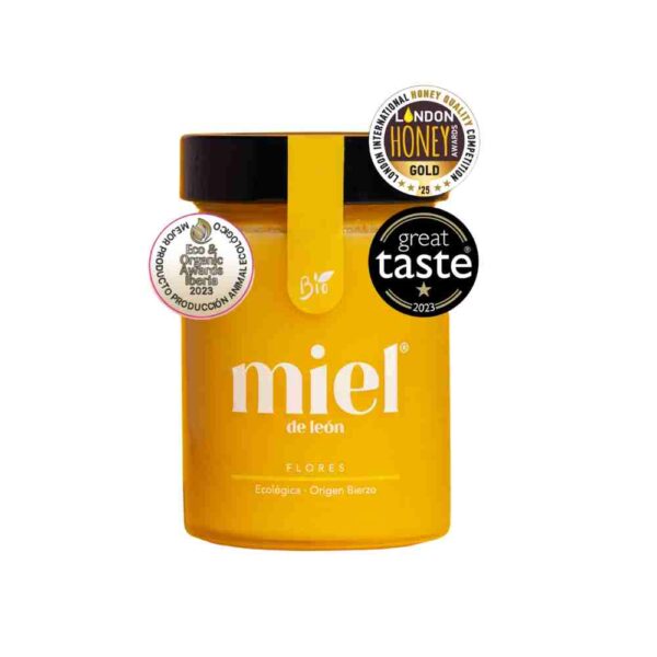 Miel mil flores ecológica y cruda de España Miel de Leon