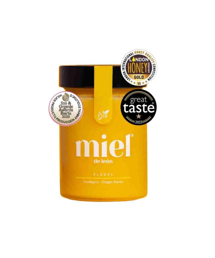 Miel mil flores ecológica y cruda de España Miel de Leon