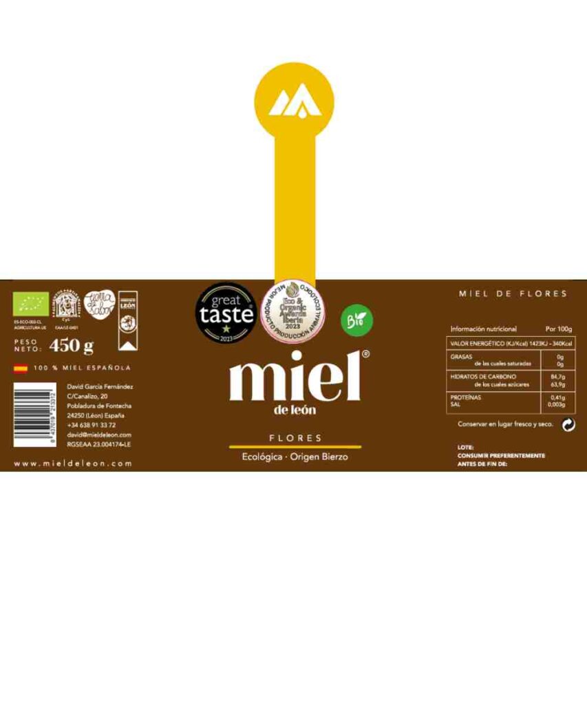 Tabla nutricional mile mil flores ecologica y cruda Mil de Leon