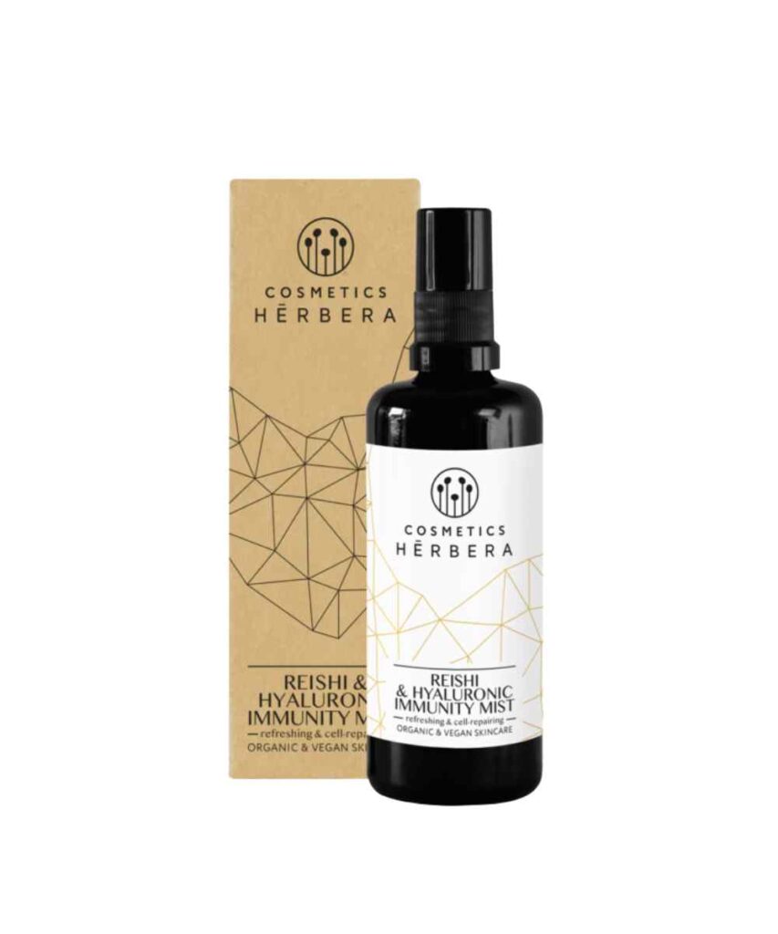 Tónico facial Reishi & Hialuronic Inmmunity Mist organico de Herbera