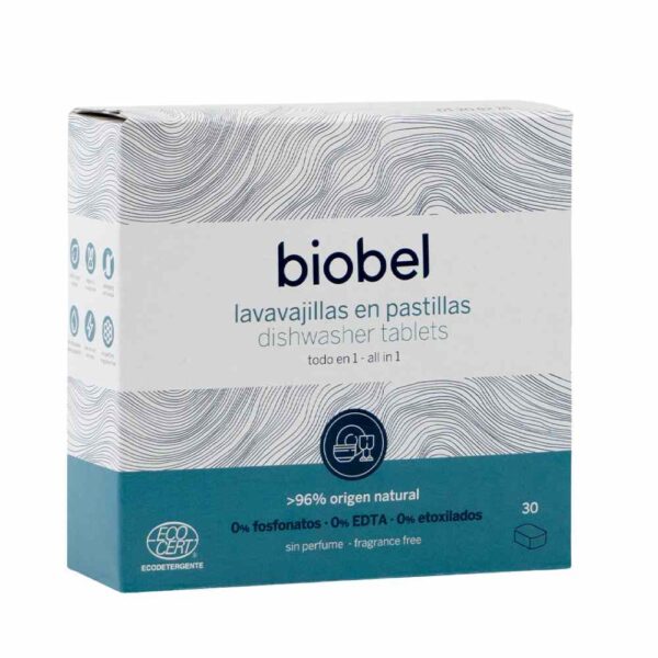 Pastillas lavavajillas ecológicas Biobel