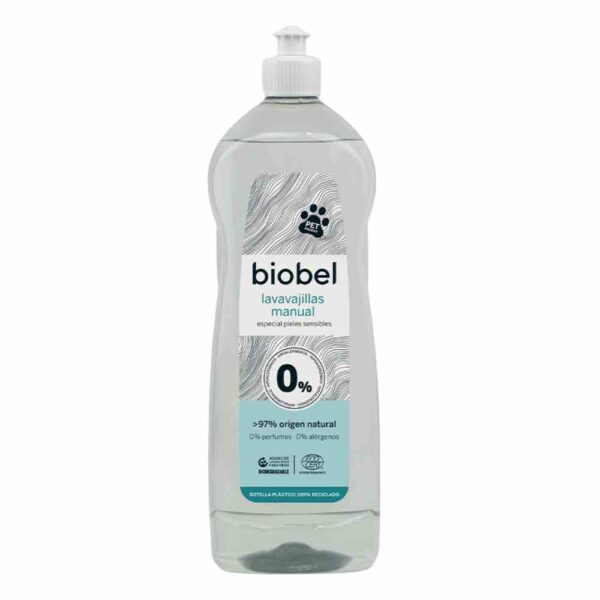 Lavavajillas manual ecológico 0% sin perfume Biobel