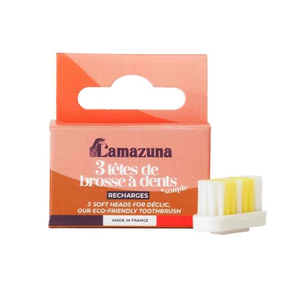 recambios cabezal suave cepillo con cabezal intercambiable Lamazuna