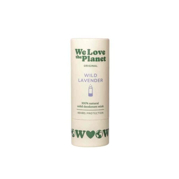 Desodorante natural en stick Wild Lavander de We Love the Planet
